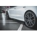 Накладки сплиттеры на пороги на Audi RS6 C7